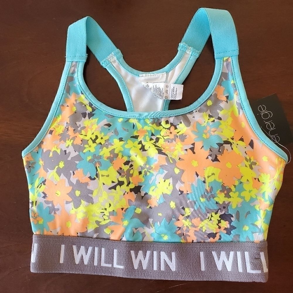 ENERGIE Racer Back Sports Bra Size XS